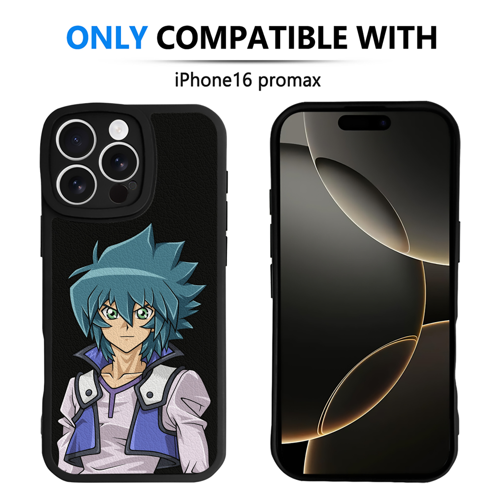 遊☆戯☆王 Yu-Gi-Oh! 【iPhone 16シリーズ対応】シリコンスマホケース（レザー調） 材質：シリコン